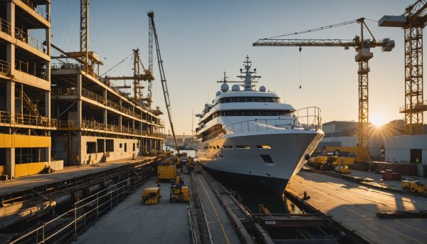 Savez vous comment un chantier naval construit un yacht ?